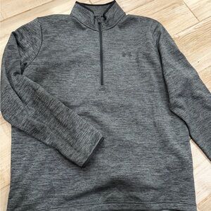 Under Armour Charcoal Heather Quarter-Zip Top